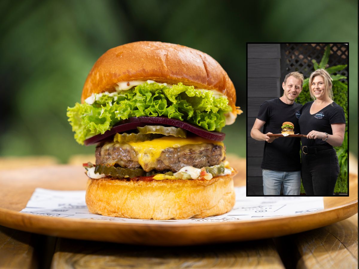 Supreme Burger title goes to Catlins Food Truck husband & wife team 